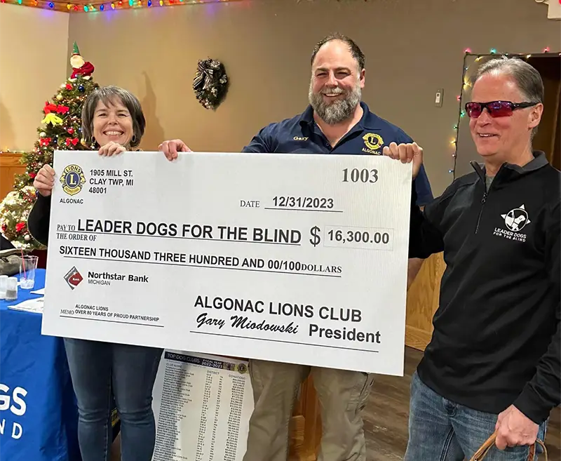 Lions Club Algonac Leader Dogs for the Blind