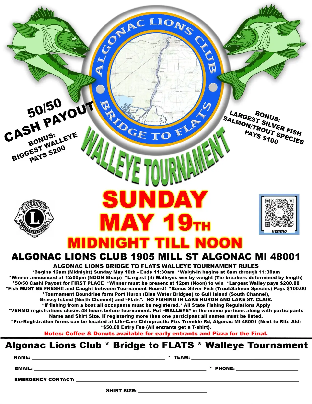Algonac Walleye Tournament